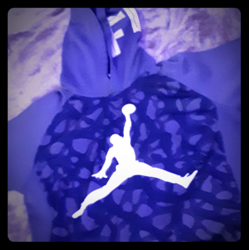 Cheetah print jordan hoodie
